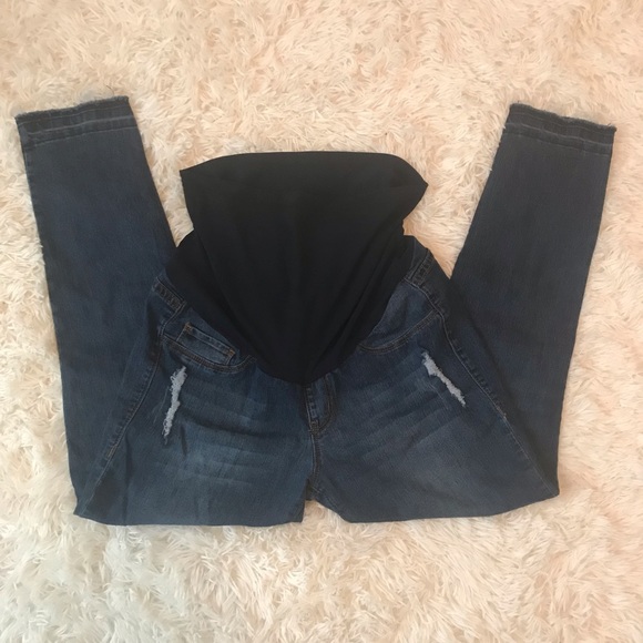 S.O.N.G. Maternity Capris Size Medium - Picture 1 of 3